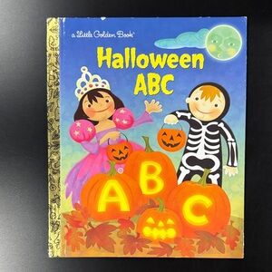 Halloween ABC by Sarah Albee - A Hardcover Little Golden Book
